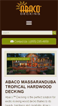 Mobile Screenshot of abacodecking.com