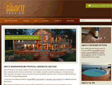 Tablet Screenshot of abacodecking.com